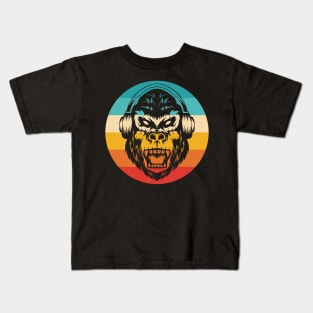 Monkey Music Retro Kids T-Shirt